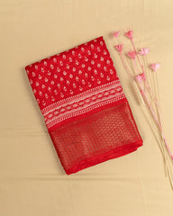 SC3973 - Dola Sequence Embroidery With Bandhini Print