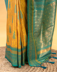 SC3257 - Tissue Meena Butta With Sarowski Work Saree