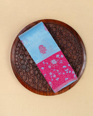 SC3625 - Litchi Silk With Stone And Meena Butta Over Body