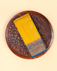 SC3091 - Satin Saree With Copper Butta
