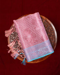 SC3201 - Tissue With Pink Zari