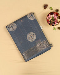 SC3866 - Linen With Digital Bandhini Print