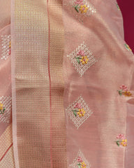 SC3118-Tissue Sequence Saree