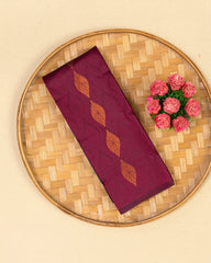 SC4038 - Litchi Silk With Embose And Zari Work