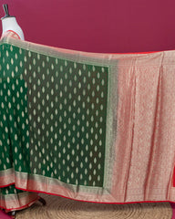 SC2806 - Mysore Silk Saree with Almond Zari