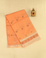 SC3408 - LINEN COTTON WITH COPPER BUTTA AND COPPER STONE