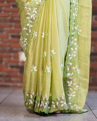 SC6334 - CHIFFON FANCY EMBROIDERY SAREE