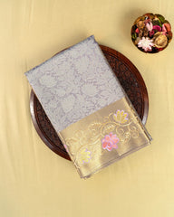 SC4806 - Tissue Saree With Embroidery Border