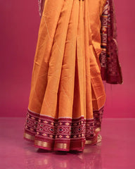 SC5779 - COTTON SAREE KATTAN WORK WITH POCHAMPALLI BORDER