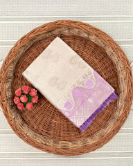 SC3067 - Checked Linen Cream Colour Matching