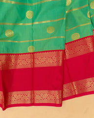 SC3473 - Silk Saree With Zari Lines And Butta
