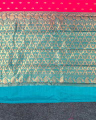 SC3091 - Satin Saree With Copper Butta