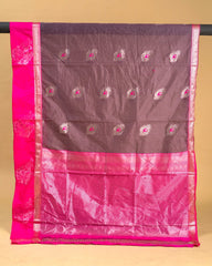 Peacock Mercerized Cotton Saree