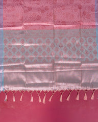 SC3201 - Tissue With Pink Zari
