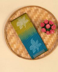SC4402 - Litchi Silk With Zari Lines Along Body