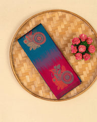 SC4402 - Litchi Silk With Zari Lines Along Body