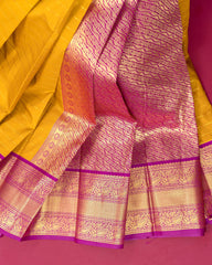 SC3465 - Silk Saree With Zari Lines