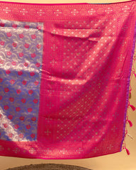 SC3257 - Tissue Meena Butta With Sarowski Work Saree