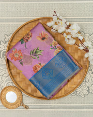 SC3494 - Tussar Digital Print With Stone