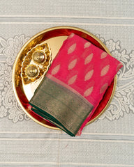 SC2806 - Mysore Silk Saree with Almond Zari