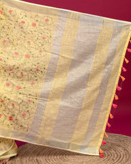 SC3298 - Linen Cotton With Full Body Embroidery