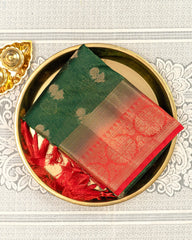 SC3492 - Tussar Shimmeer With Gold Butta