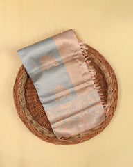SC3664 - Tissue Silver Zari Meena Butta