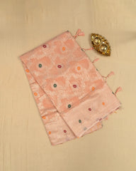 SC3213 - LINEN COTTON WITH MEENA BUTTA