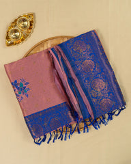 SC2821 - Top Dyed Saree With Sparkling Stone And Meena Butta