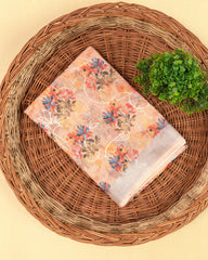 SC3947 - Linen Digital Print With Embroidery All Over Body