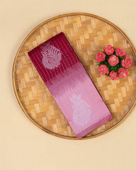 SC4402 - Litchi Silk With Zari Lines Along Body