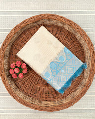 SC3067 - Checked Linen Cream Colour Matching