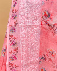 SC3420 - Linen Saree With Embroidery Border