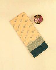 SC3932 - SILK COTTON WITH THREAD BUTTA AND FANCY BORDER