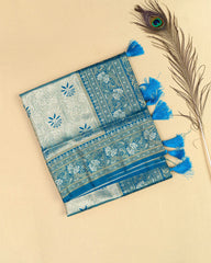 SC4578 - Tissue Silk Saree With Meena Butta