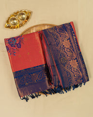 SC2821 - Top Dyed Saree With Sparkling Stone And Meena Butta