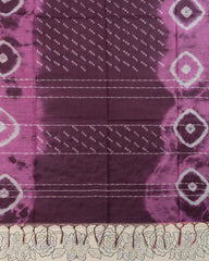 SC2969 - Raw Silk With Bandhini Design