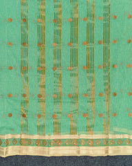 SC3408 - LINEN COTTON WITH COPPER BUTTA AND COPPER STONE