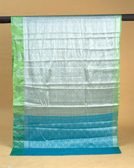 Silver Tissue Saree with Shimmer Finish