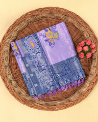 SC2849 - Tissue Silver Zari Meena Butta