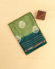 SC4033 - Dola Digital Print With Striped Border