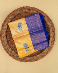 SC4127 - Tissue Silver Zari Meena Butta