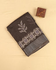 SC4024 - Linen With Digital Bandhini Print