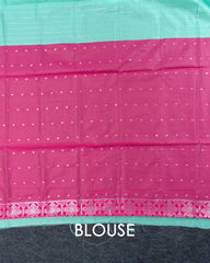 SC2849 - Tissue Silver Zari Meena Butta