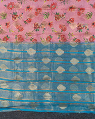 SC3494 - Tussar Digital Print With Stone