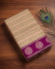 SC6178 - LINEN COTTON SAREE