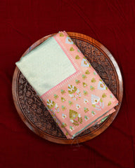 SC3909 - Tissue Saree With Meena Butta
