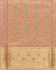 SC4797 - LINEN WITH EMBROIDERY BUTTA AND MEENA BORDER