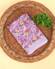 SC3947 - Linen Digital Print With Embroidery All Over Body