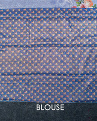 SC3162 - Tissue Saree With Embroidery All Over